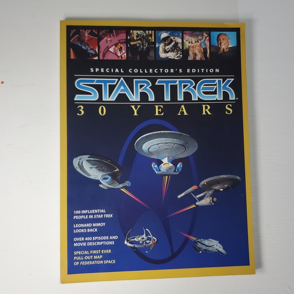 Star Trek 30 Years Special Collector's Edition Book 1996 Paramount